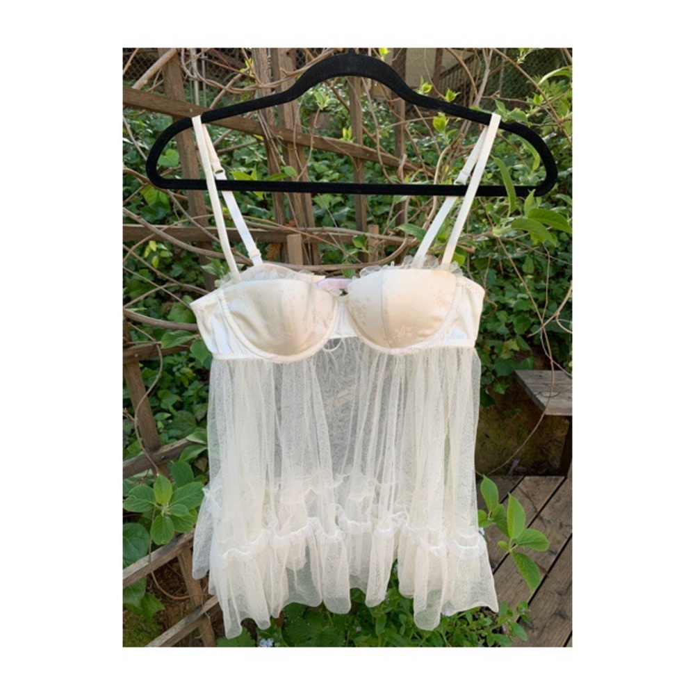 Y2K Victoria’s Secret Lingerie Bra Top Teddy